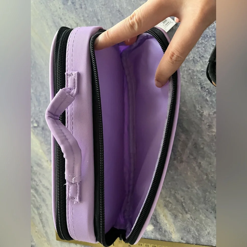Sanrio Kuromi Large Pencil Case Pen NWT Cute Stationery Bag Pouch Holder Purple